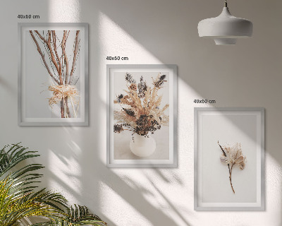 Zidna galerija Minimalističke grane cvijeća