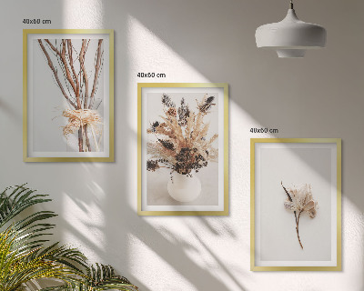 Zidna galerija Minimalističke grane cvijeća