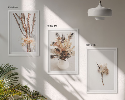 Zidna galerija Minimalističke grane cvijeća