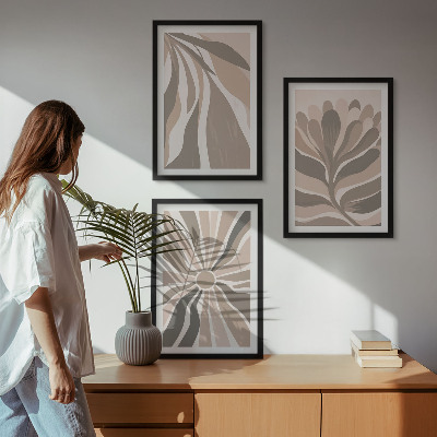 Zidna galerija Apstraktni biljni uzorci
