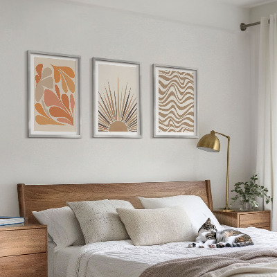 Zidna galerija Sun boho pastelni oblici