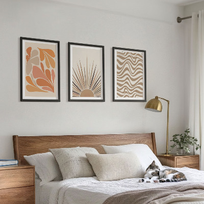 Zidna galerija Sun boho pastelni oblici