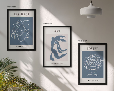 Zidna galerija Matisseovi elegantni apstraktni uzorci