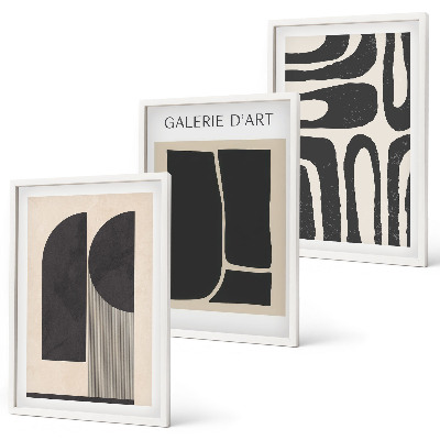Zidna galerija Apstraktni minimalistički posteri