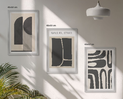 Zidna galerija Apstraktni minimalistički posteri