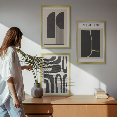 Zidna galerija Apstraktni minimalistički posteri