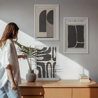 Zidna galerija Apstraktni minimalistički posteri