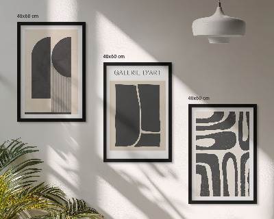 Zidna galerija Apstraktni minimalistički posteri