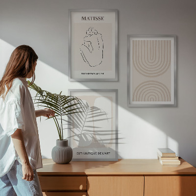 Set 3 slike u okviru Elegantne minimalističke linije