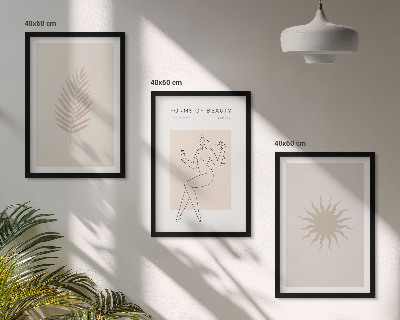 Triptih u okviru Kolekcija minimalističkih oblika