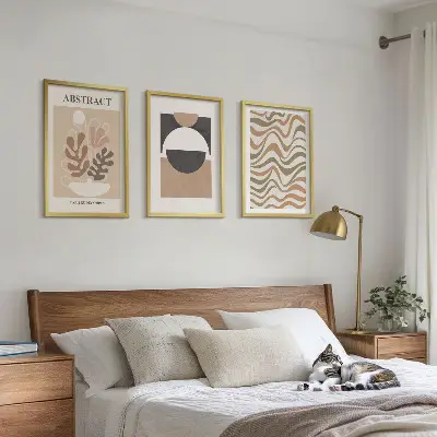 Zidna galerija apstraktni oblici i uzorci
