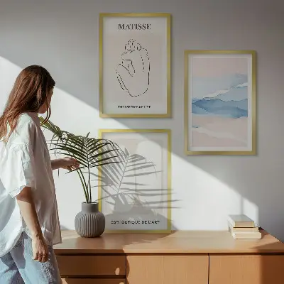 Zidna galerija apstraktni oblici Matisse