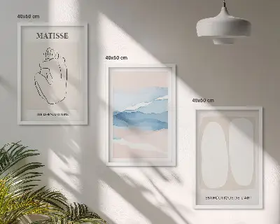 Zidna galerija apstraktni oblici Matisse