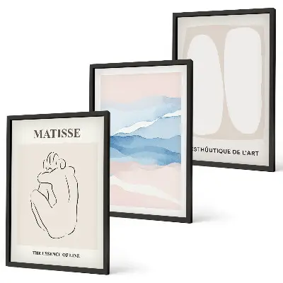 Zidna galerija apstraktni oblici Matisse