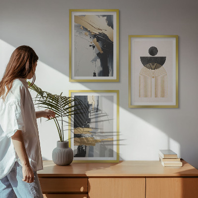 Zidna galerija Elegancija apstraktne geometrije