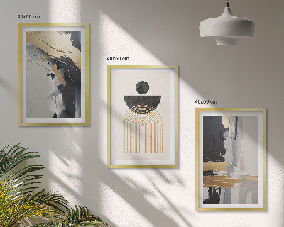 Zidna galerija Elegancija apstraktne geometrije
