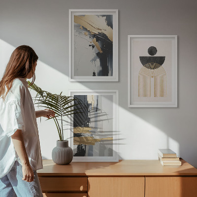 Zidna galerija Elegancija apstraktne geometrije
