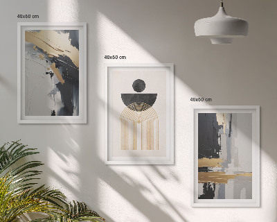 Zidna galerija Elegancija apstraktne geometrije