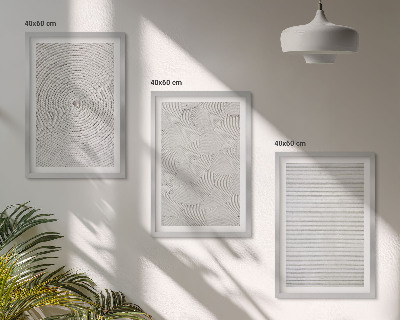 Zidna galerija Geometrijski uzorci od kartona
