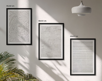 Zidna galerija Geometrijski uzorci od kartona