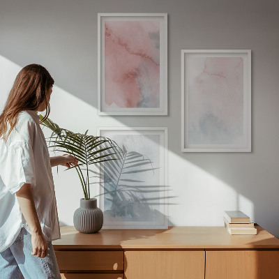 Zidna galerija Pastelne akvarele na platnu