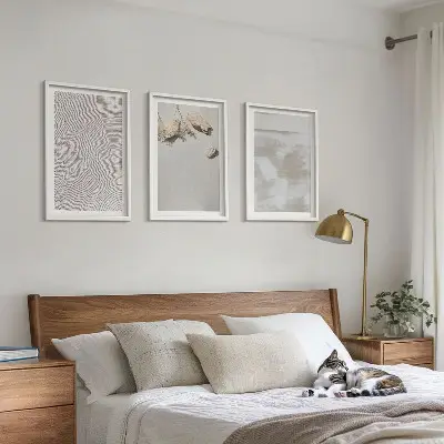 Zidna galerija boho tekstura pješčenjaka