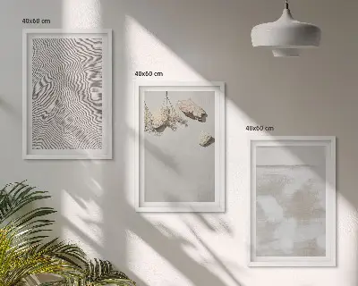 Zidna galerija boho tekstura pješčenjaka