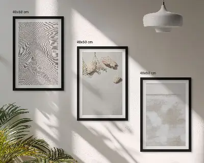Zidna galerija boho tekstura pješčenjaka