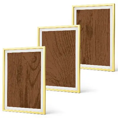 Zidna galerija minimalistički dizajn s teksturom kore drveta
