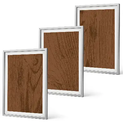 Zidna galerija minimalistički dizajn s teksturom kore drveta