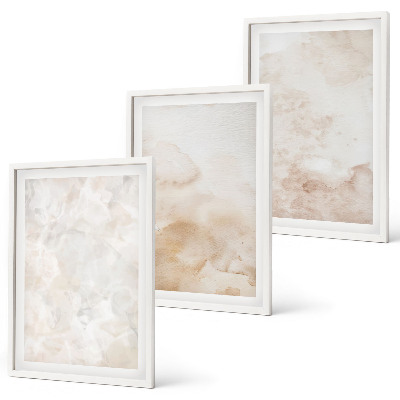 Set 3 slike u okviru Moderne pastelne teksture