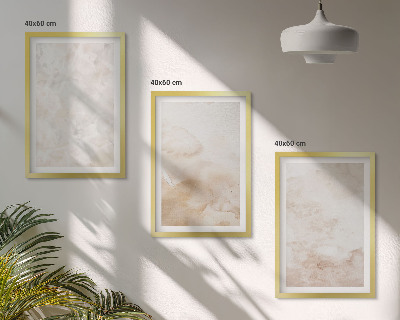 Set 3 slike u okviru Moderne pastelne teksture