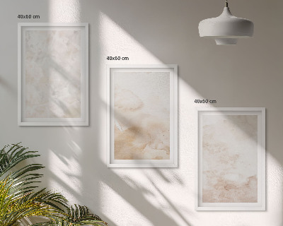 Set 3 slike u okviru Moderne pastelne teksture
