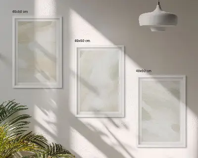 Zidna galerija apstraktni boho motivi u svijetlim bojama