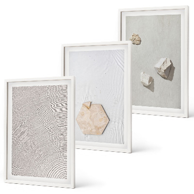 Set 3 slike u okviru Lagane boho teksture pijeska