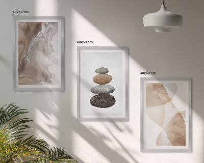 Zidna galerija Apstraktni pastelni oblici