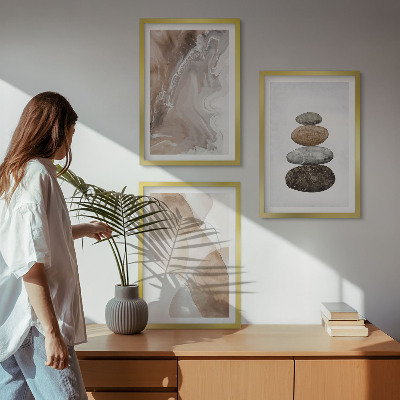 Zidna galerija Apstraktni pastelni oblici