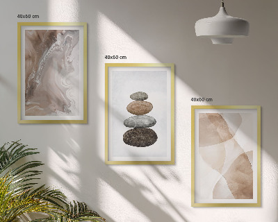 Zidna galerija Apstraktni pastelni oblici