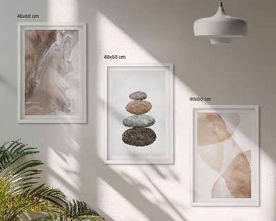 Zidna galerija Apstraktni pastelni oblici