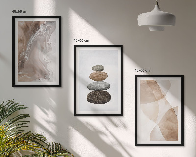 Zidna galerija Apstraktni pastelni oblici