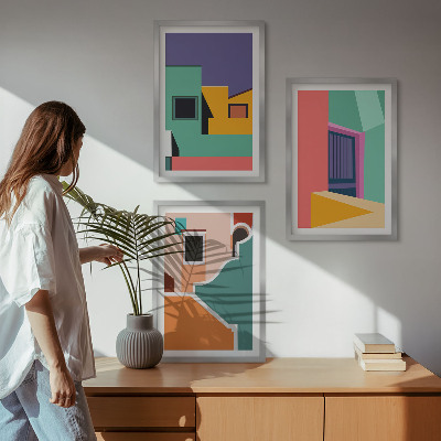 Triptih u okviru Šarene ilustracije grada