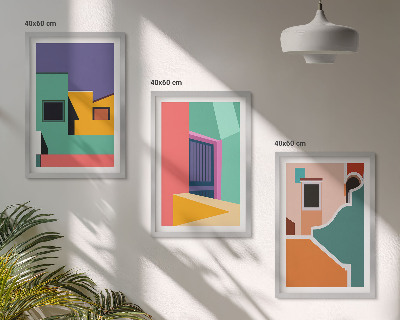 Triptih u okviru Šarene ilustracije grada