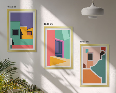 Triptih u okviru Šarene ilustracije grada