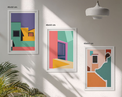 Triptih u okviru Šarene ilustracije grada