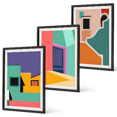 Triptih u okviru Šarene ilustracije grada