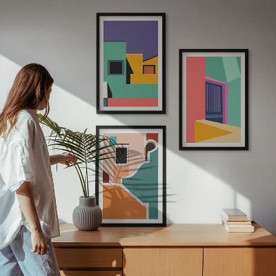 Triptih u okviru Šarene ilustracije grada
