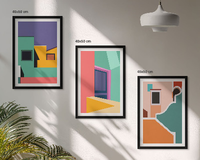 Triptih u okviru Šarene ilustracije grada