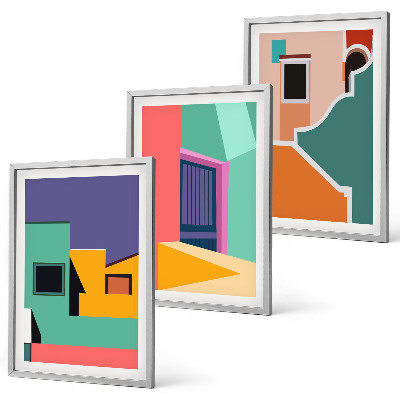 Triptih u okviru Šarene ilustracije grada