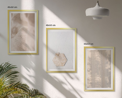Zidna galerija Suptilne teksture boho prirode