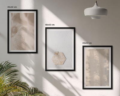 Zidna galerija Suptilne teksture boho prirode